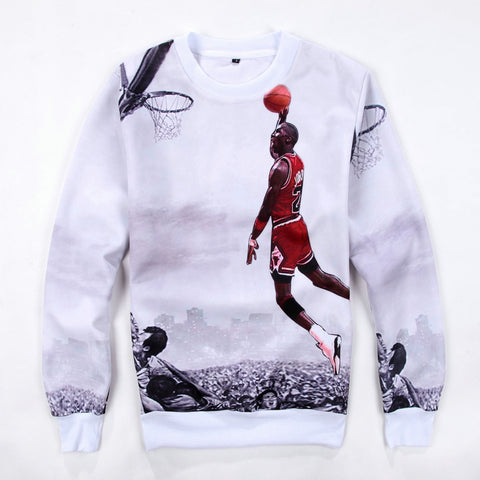 Michael Jordan - White Sweatshirt DUNK