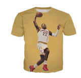 LeBron James - White T-Shirt Charcoal