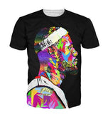 LeBron James - White T-Shirt Charcoal