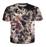 LeBron James - White T-Shirt 3D Print Clevland 23