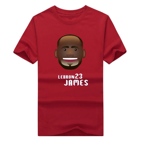 LeBron James - Red T-Shirt Cartoon