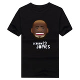 LeBron James - Red T-Shirt Cartoon