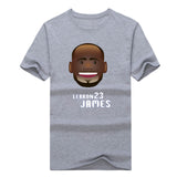 LeBron James - Red T-Shirt Cartoon