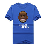 LeBron James - Red T-Shirt Cartoon