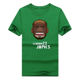 LeBron James - Red T-Shirt Cartoon