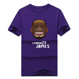 LeBron James - Red T-Shirt Cartoon