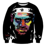 LeBron James - Black Sweatshirt Portre