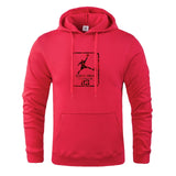 Michael Jordan - White Hoodie Air Jordan Red