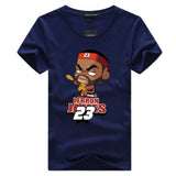 LeBron James - White T-Shirt Cartoon