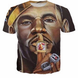 LeBron James - Black 3D Print