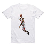 Michael Jordan - White T-Shirt Cartoon