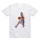 Michael Jordan - White T-Shirt Cartoon
