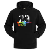 Michael Jordan - Black Hoodie Rainbow Wings Man