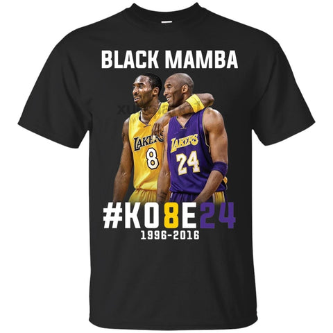 Kobe Bryant - Black T-Shirt Black MAMBA